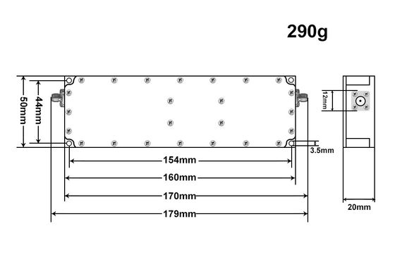 PA 5600-6000MHz 3000MHz -6000MHz 4000-6000MHz wireless signal power amplifier anti drone  module