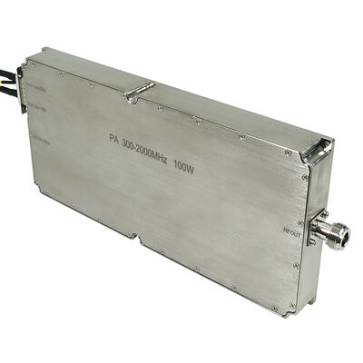 Input 5dBm 32V Voltage 100W 300-2700Mz 300-2000MHz RF wide band power amplifier