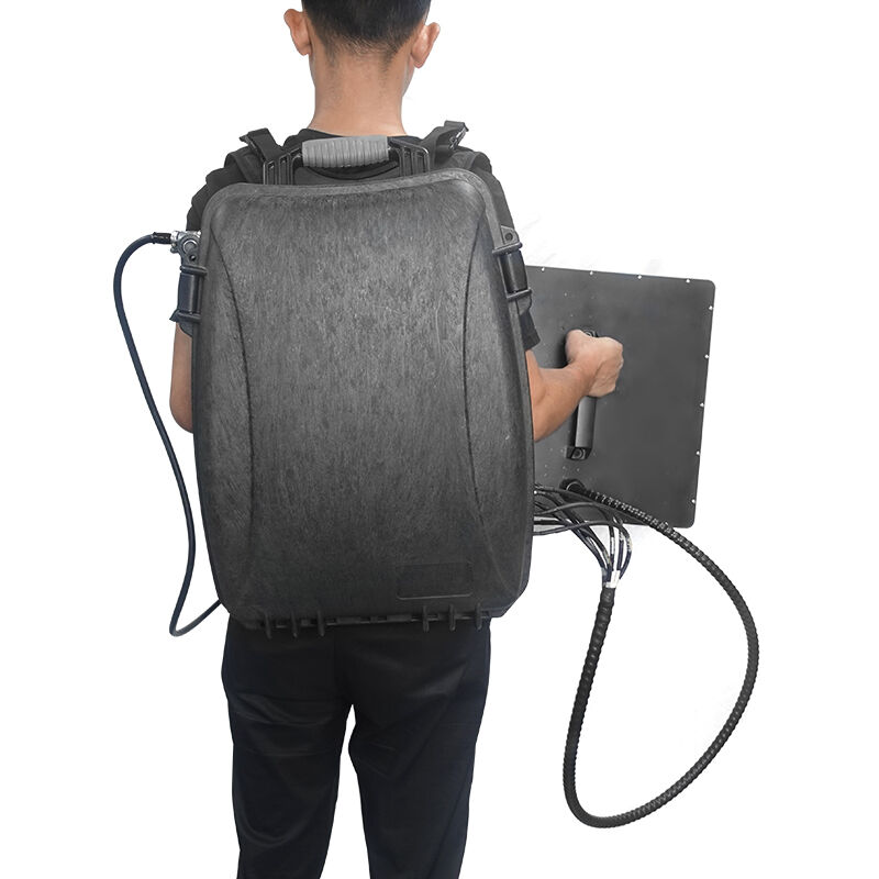 TX-BF05 Security Anti-Drone Jammer | Backpack Style 1000-2000M Long Range Drone Signal Jammer with Dual Charging