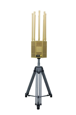 썬셋 노란색 8번역 안티 드론 433mhz 800mhz 5.8ghz 방해기 장비