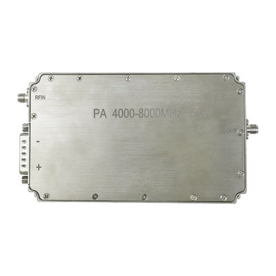 4000~8000MHz 50W 높은 가이드 드론 증폭기 모듈 47dB 가이드 안정적인 1dB 출력