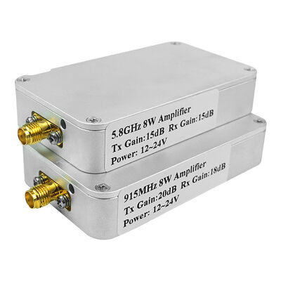 RX 및 TX 와이파이 2.4GHz 10W 12V 양방향 FPV 드론 신호 확장기 RF 전력 증폭기