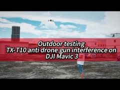 6개 밴드 건 형상 드론 전파 교란기 UAV 블로커 VIP 보호 군